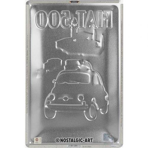 Blechschild Fiat Adventures 3